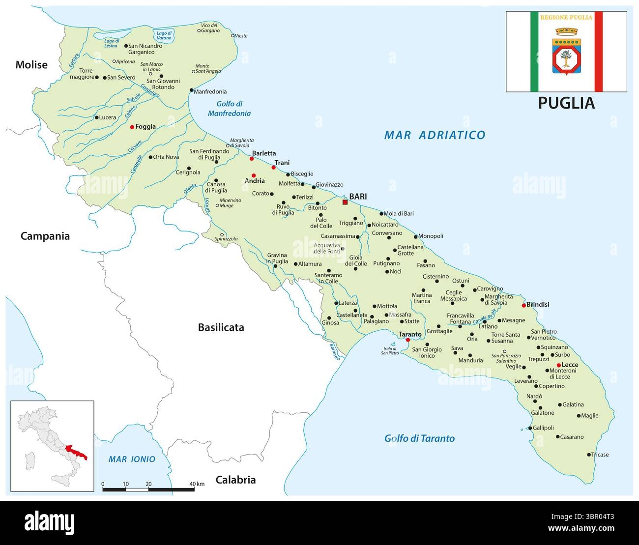 Map Of Apulia Hi res Stock Photography And Images Alamy Map Of Apulia Hi res Stock Photography And Images Alamy