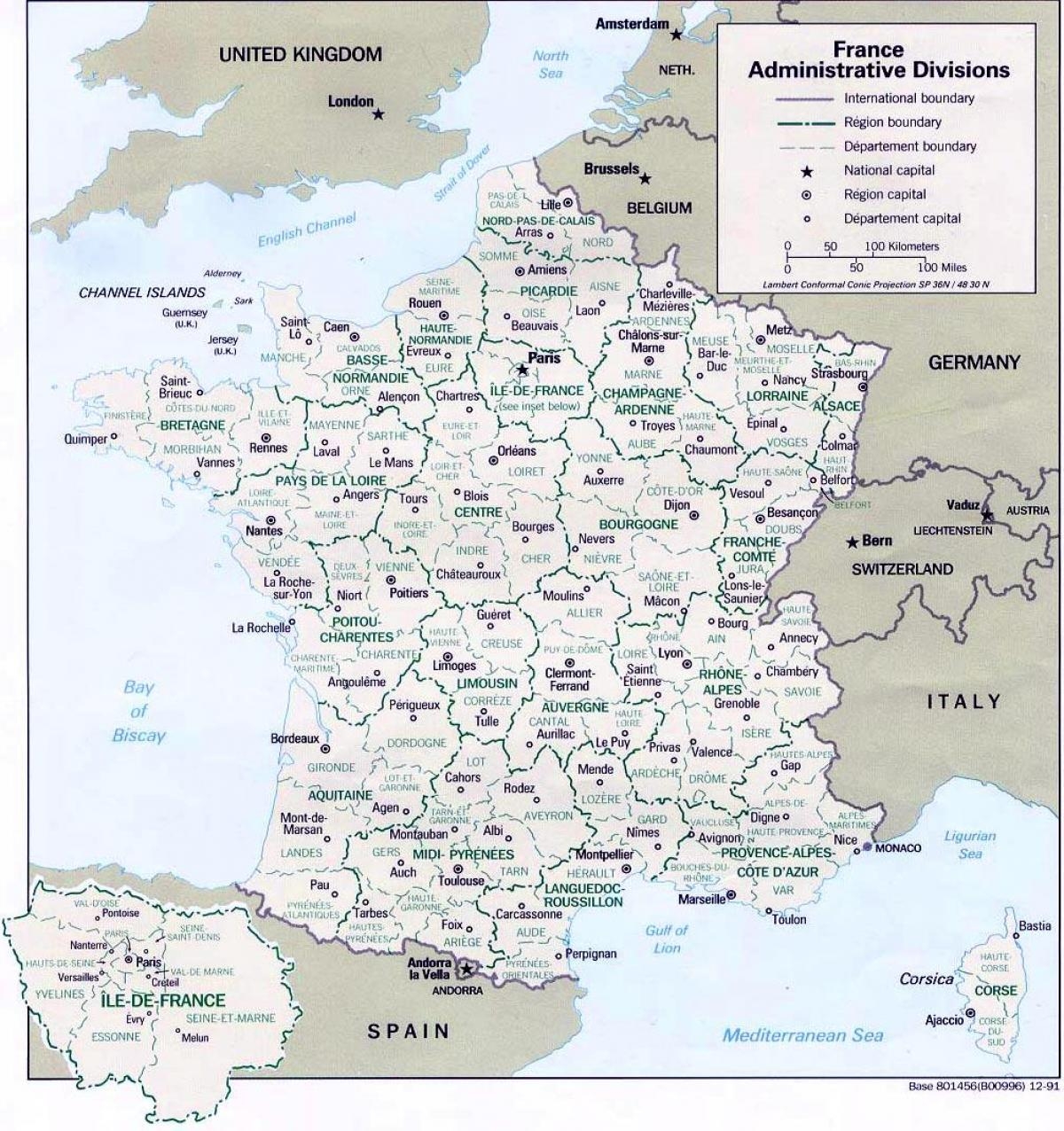 Map Of France Regions And Cities Map Of France Regions With Map Of France Regions And Cities Map Of France Regions With