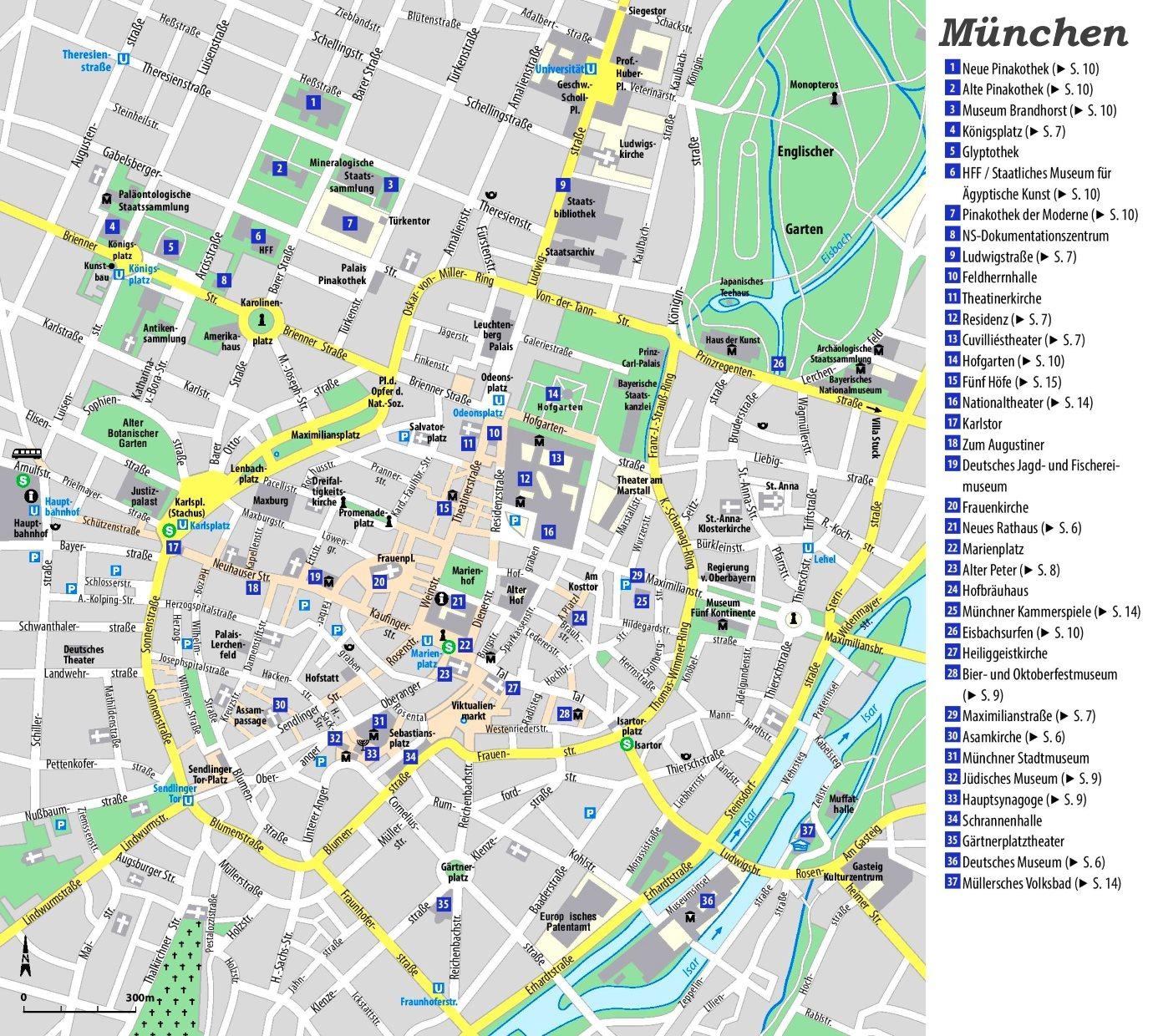 Printable Map Of Munich Printable Map Of Munich