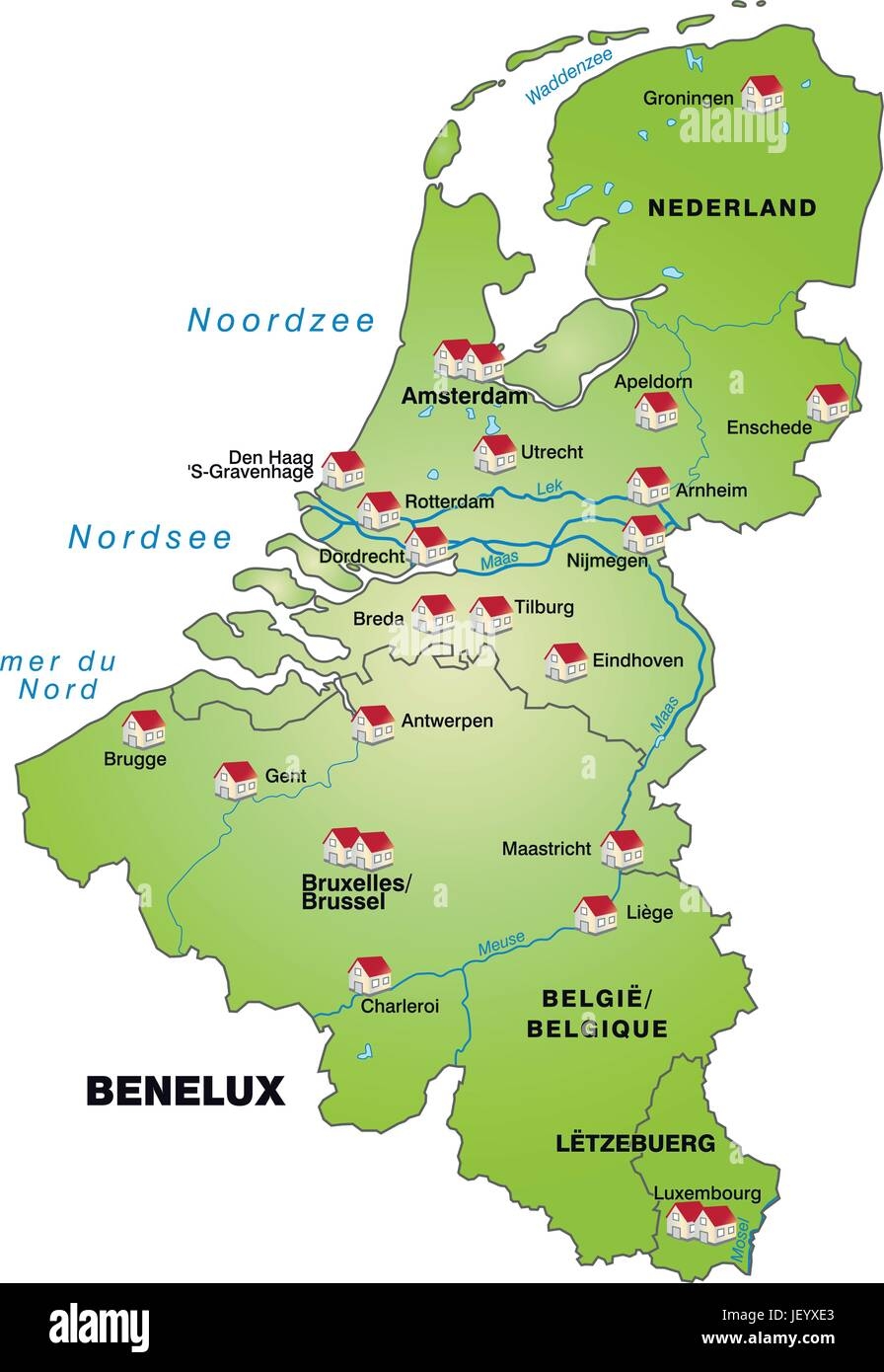 Printable Map Of The Netherlands
