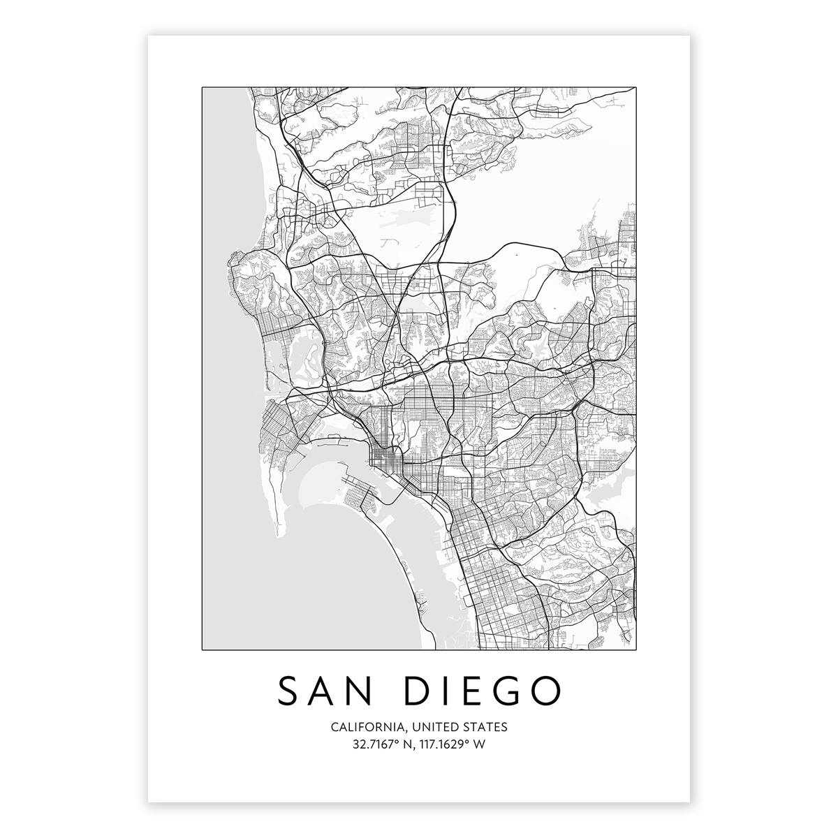Printable Map Of San Diego County