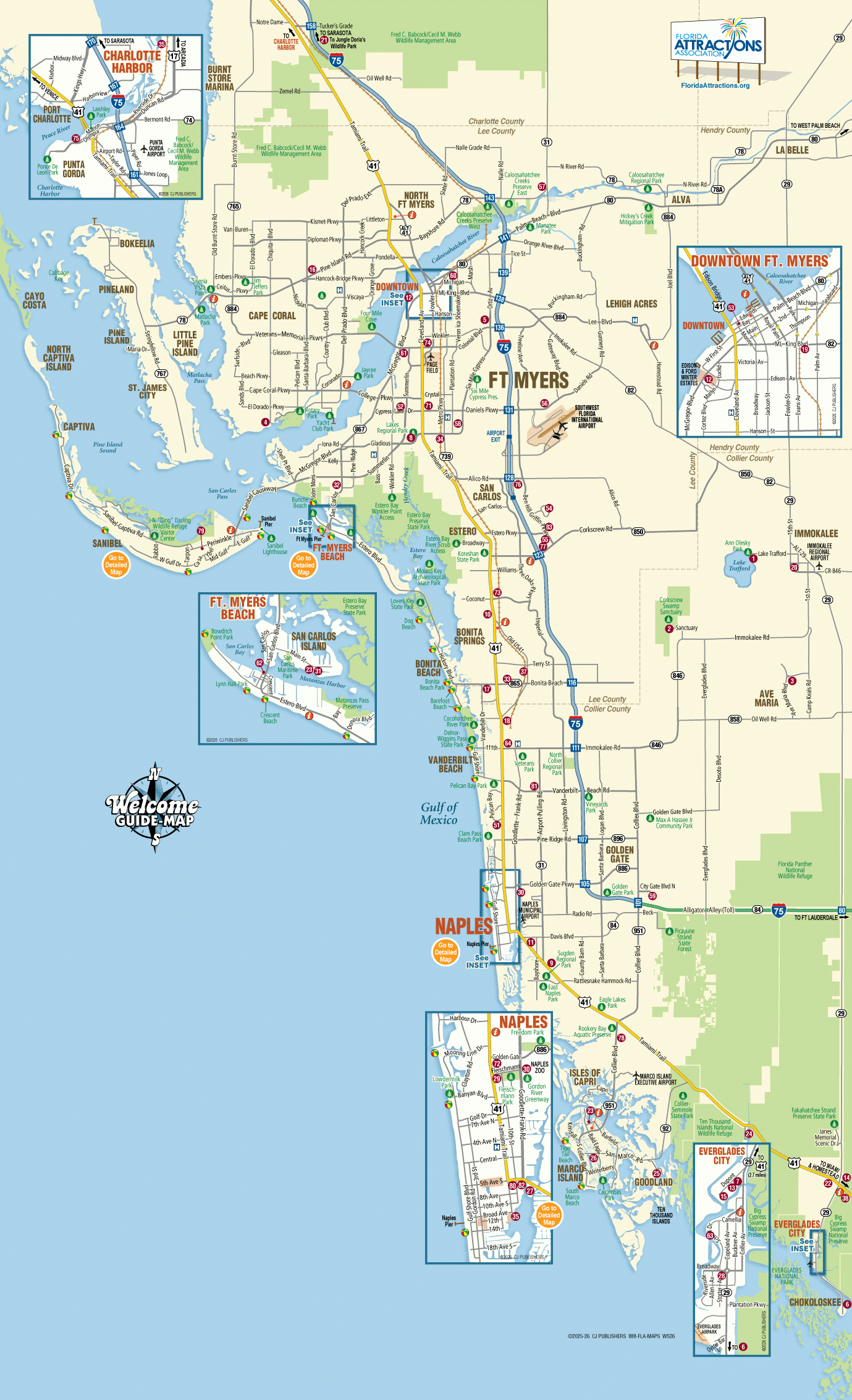 Map Of Southwest Florida Welcome Guide Map To Fort Myers Naples Florida Southwest Florida Map Now Online 