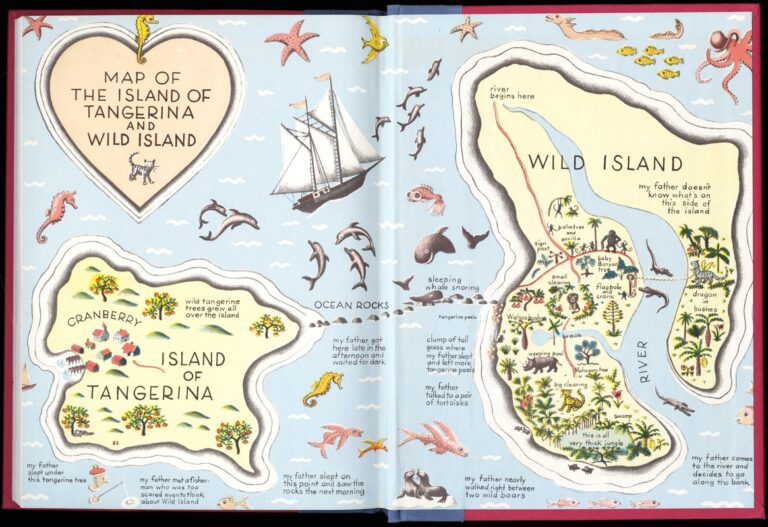 Map Of The Island Of Tangerina And Wild Island Norman B Leventhal Map Education Center