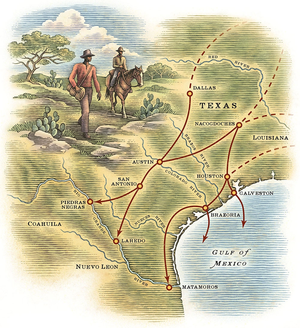 Map Of The Week The Southern Underground Railroad