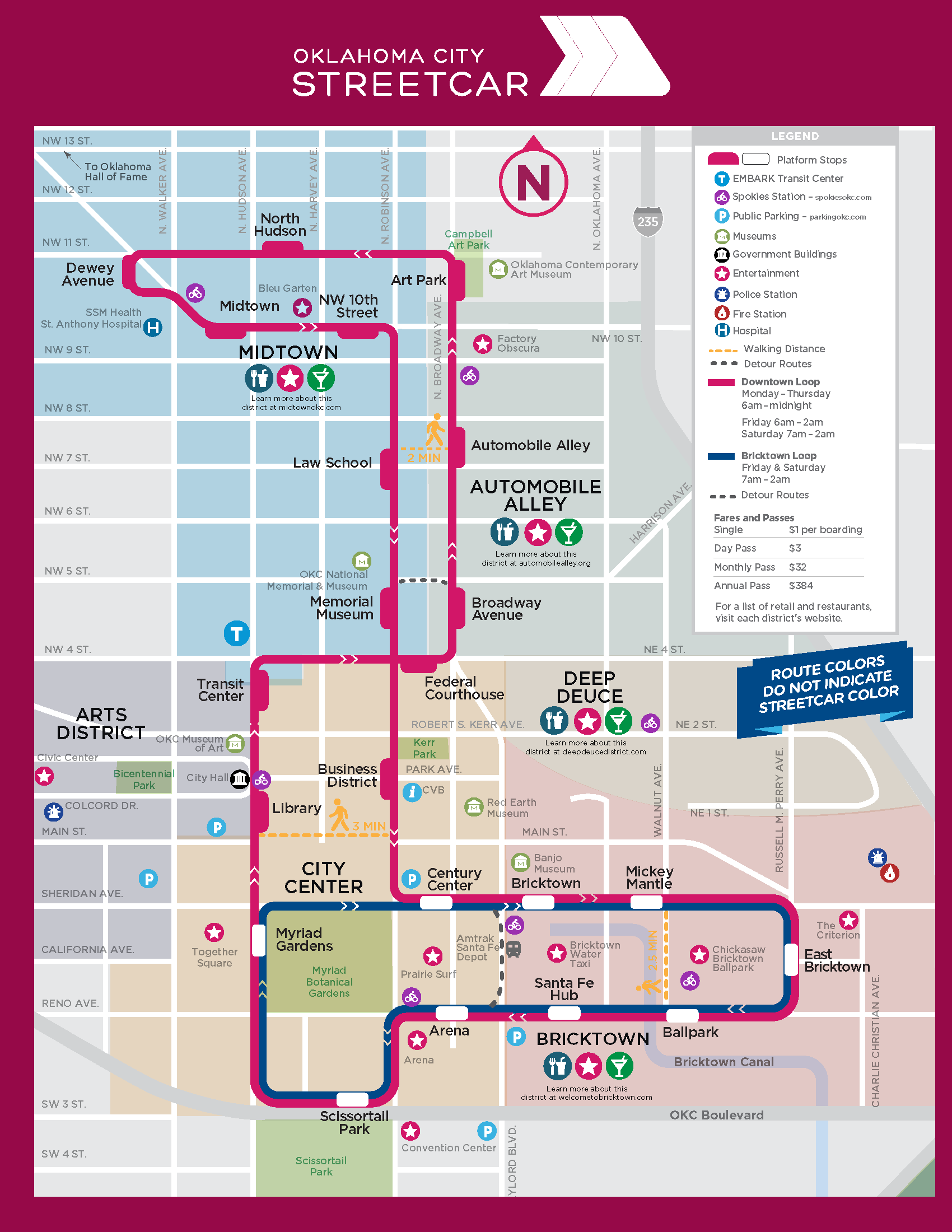 Printable Oklahoma City Map