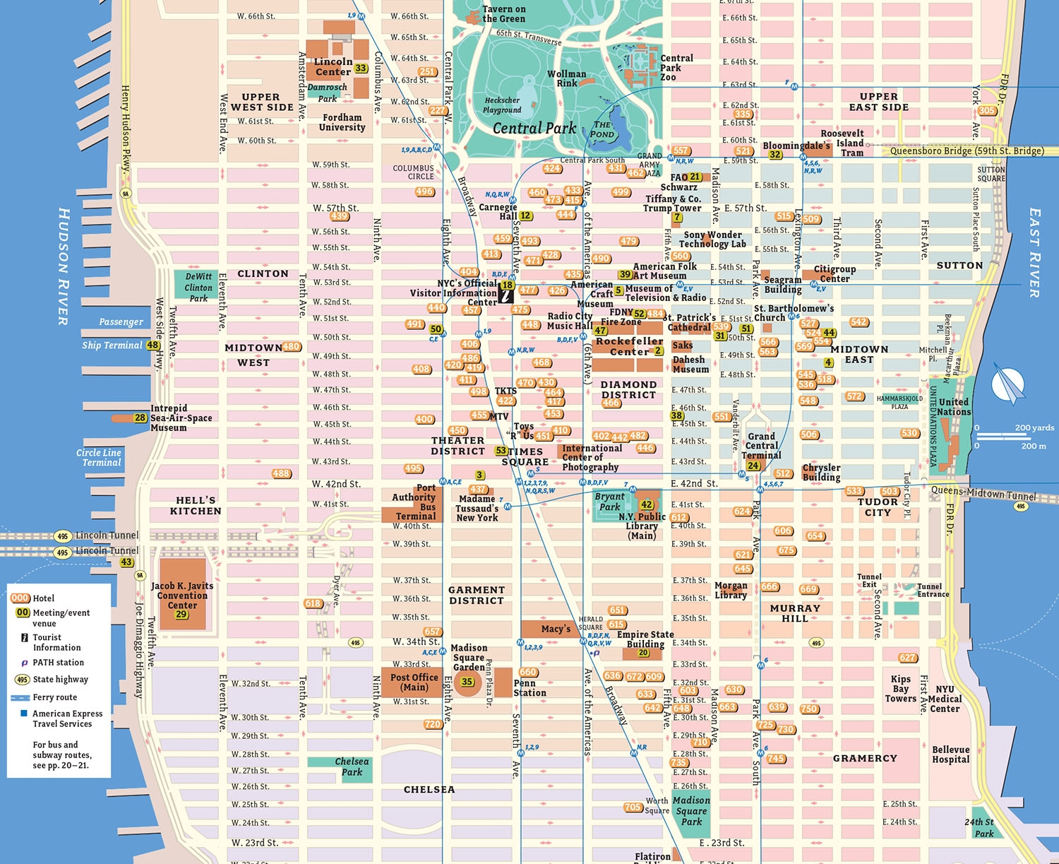 Manhattan Midtown Map Printable Manhattan Midtown Map Printable