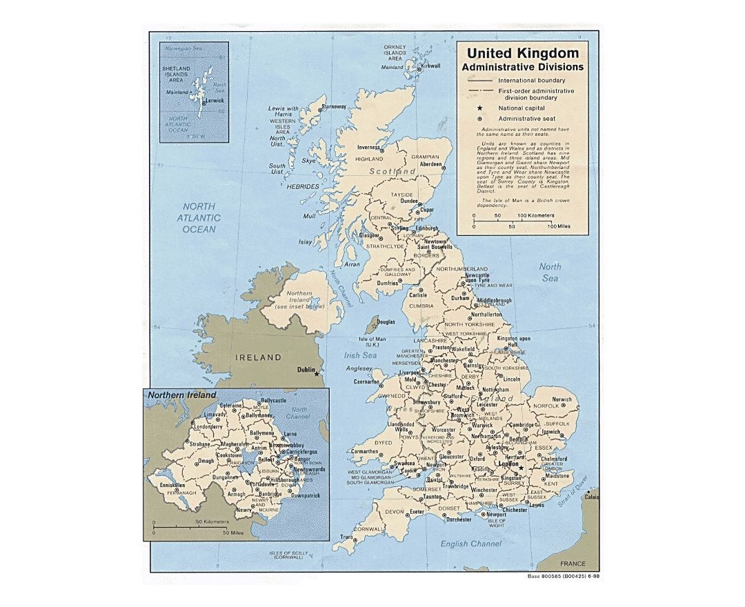 Printable Uk Map