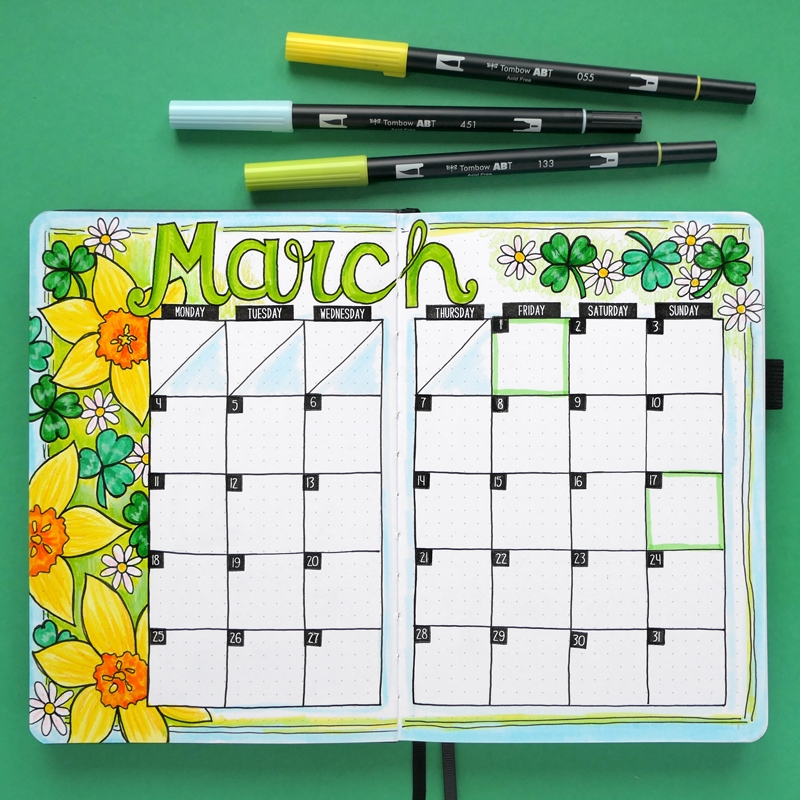 March 2024 Calendar Printable Kate Hadfield Designs