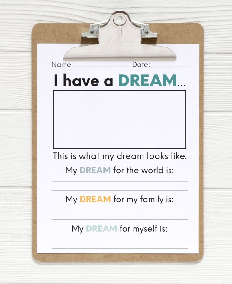 Martin Luther King Jr Printables