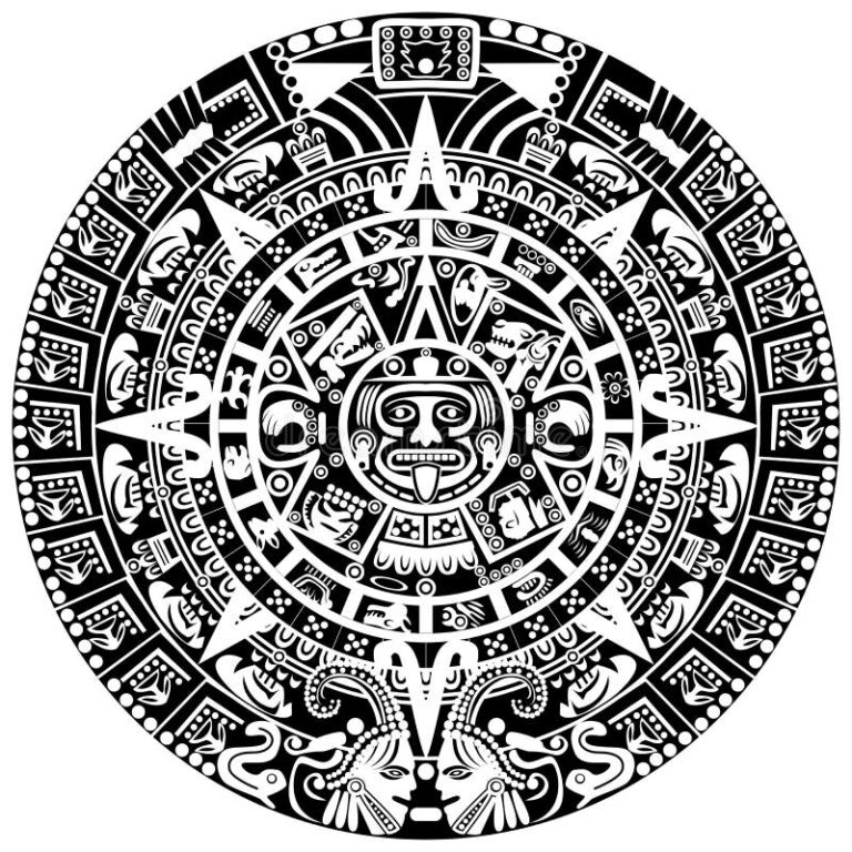 Mayan Calendar Vector Stock Illustrations 494 Mayan Calendar Vector Stock Illustrations Vectors Clipart Dreamstime