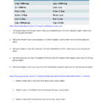 Med Math Worksheet Dosage Calculations Practice Guide Studocu