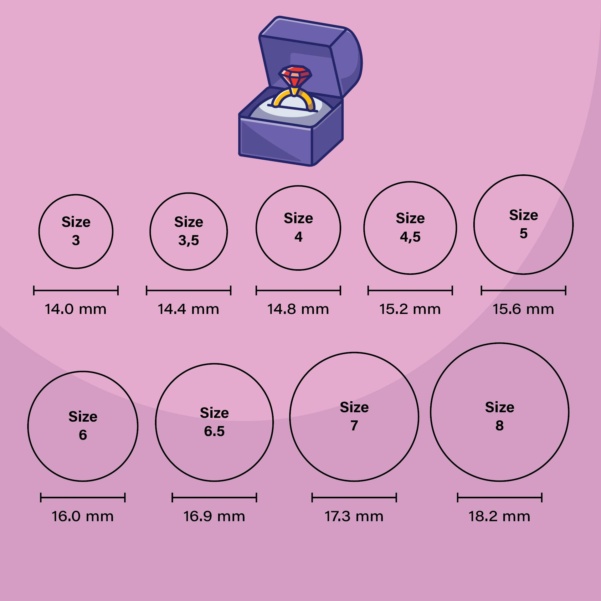 Mens Ring Size Chart Printable