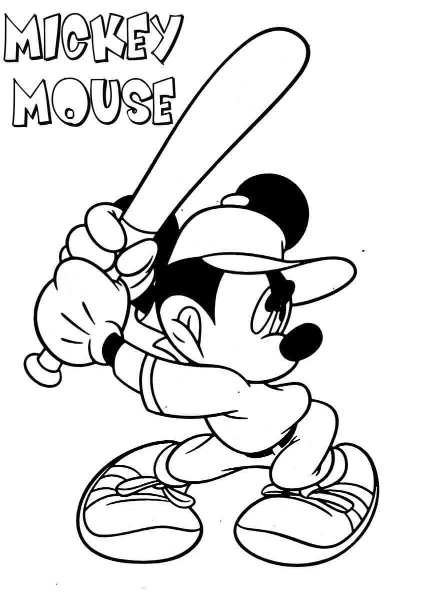 Mickey Mouse Coloring Sheets Printable Free