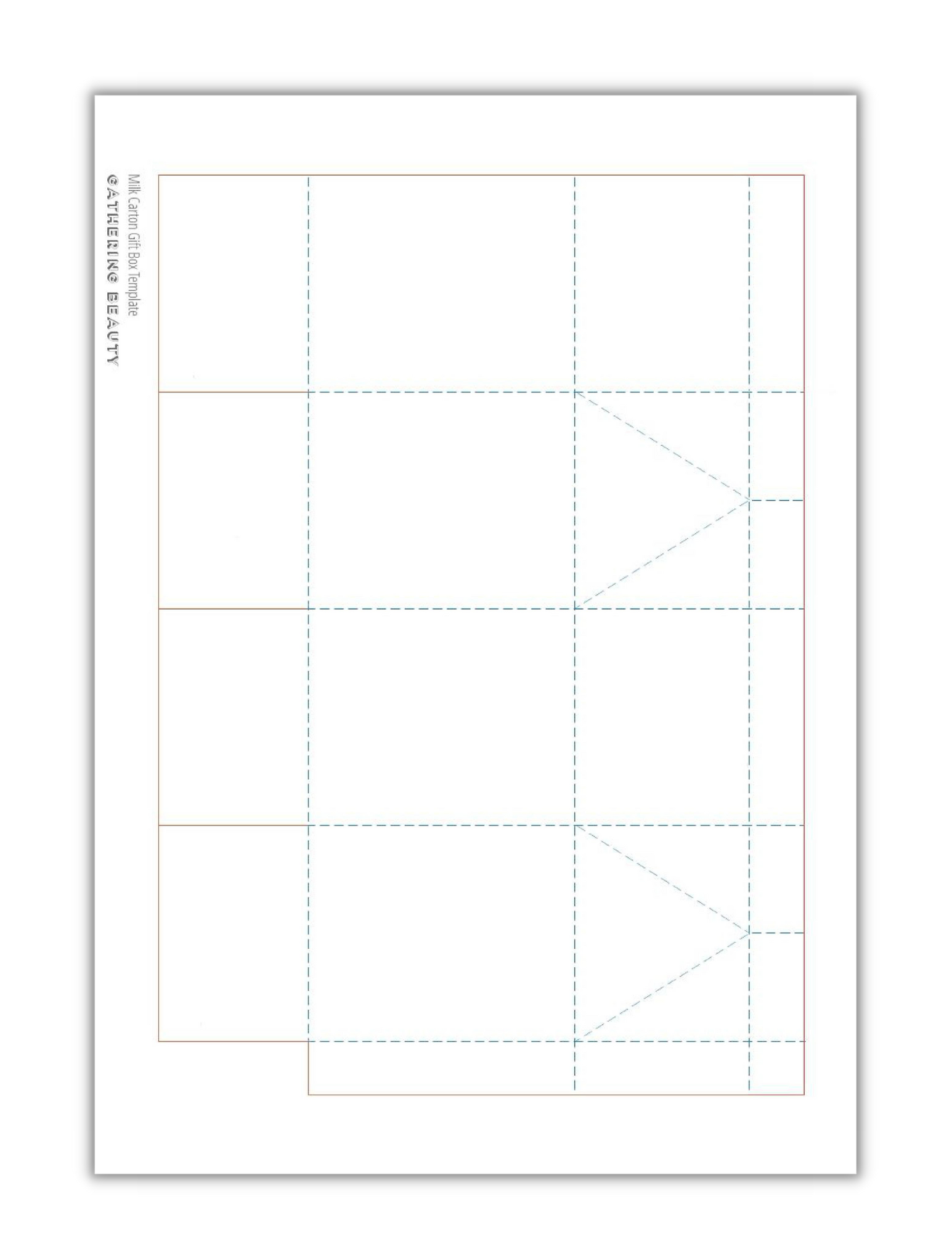Milk Carton Template Free Printable Gathering Beauty