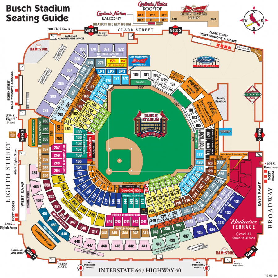 Printable Mlb Stadium Map