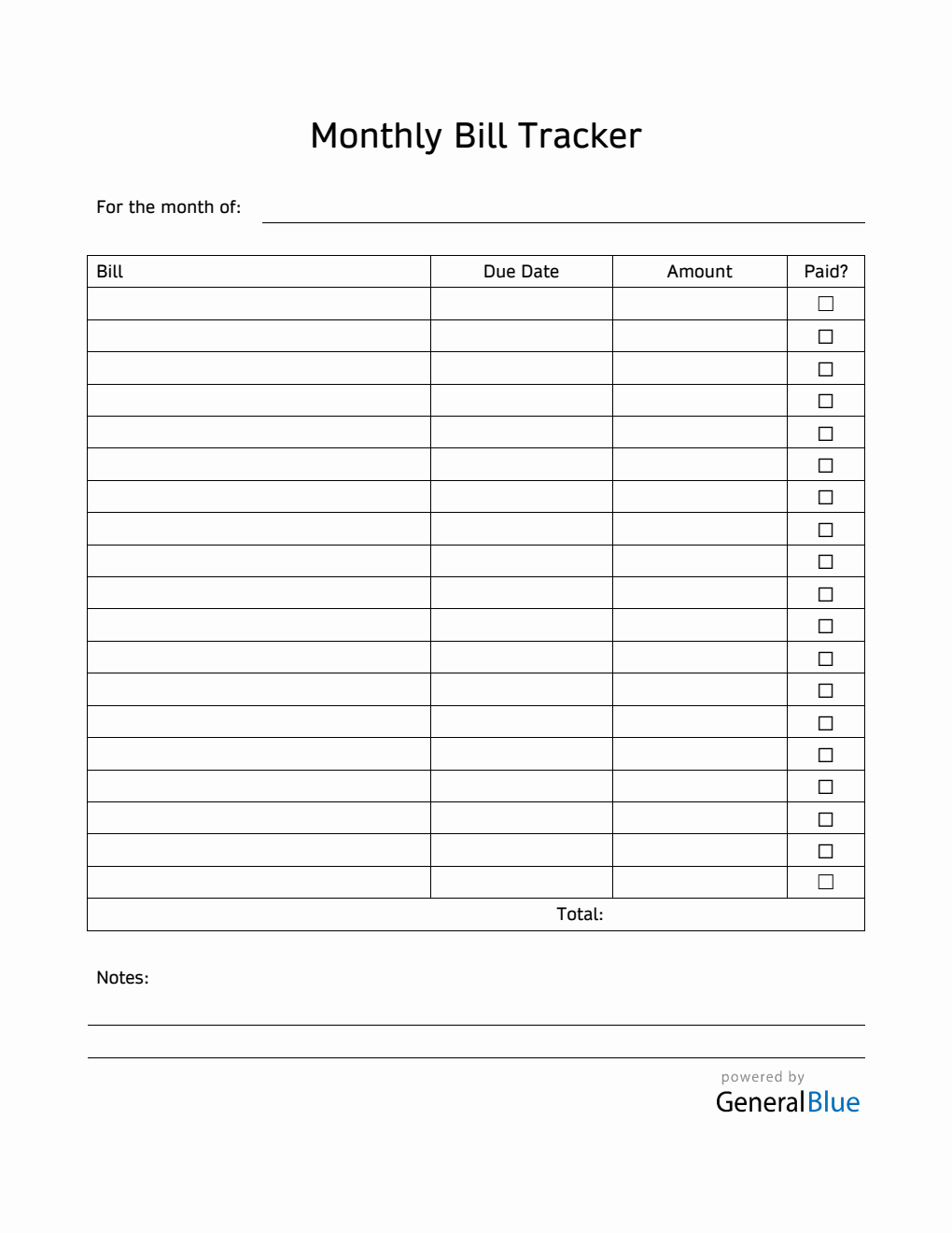 Free Printable Payment Log Template