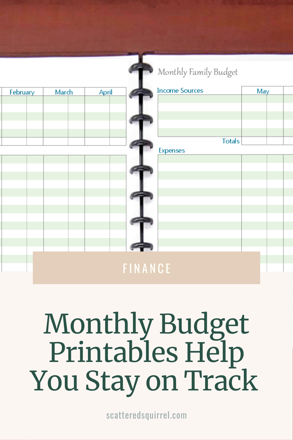 Printable Family Budget Worksheet