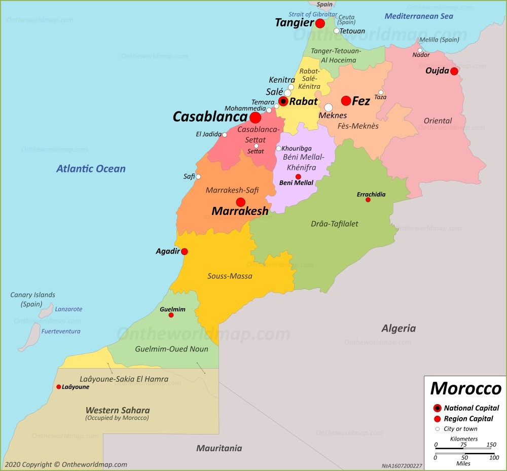 Morocco Map Detailed Maps Of Kingdom Of Morocco