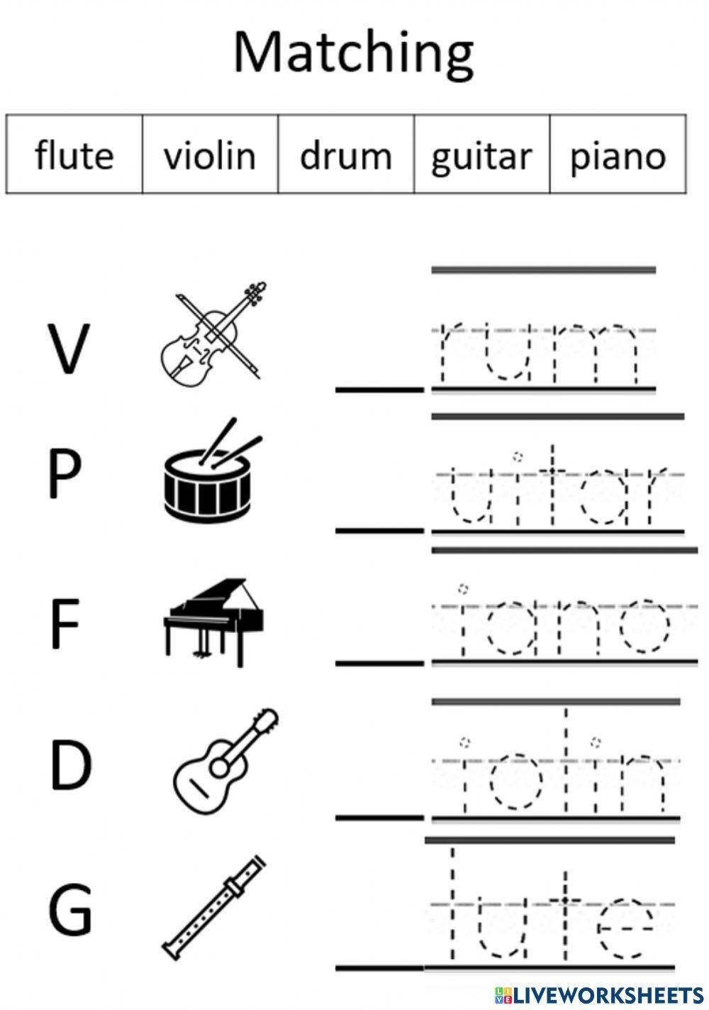 Musical Instruments Online Exercise For Kindergarten Live Worksheets Worksheets Library Musical Instruments Online Exercise For Kindergarten Live Worksheets Worksheets Library
