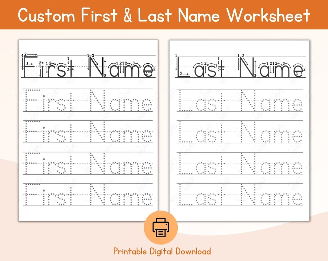 Free Printable Name Worksheets For Preschoolers
