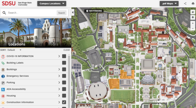 New Interactive Map Rolled Out News SDSU