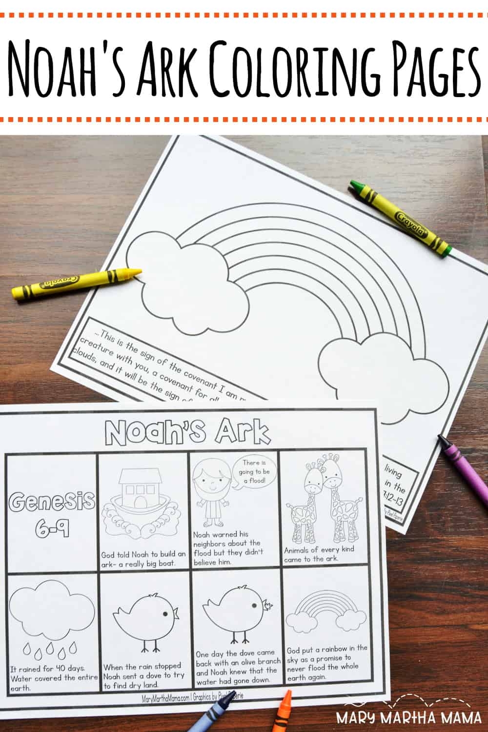 Noah Coloring Sheet Printable
