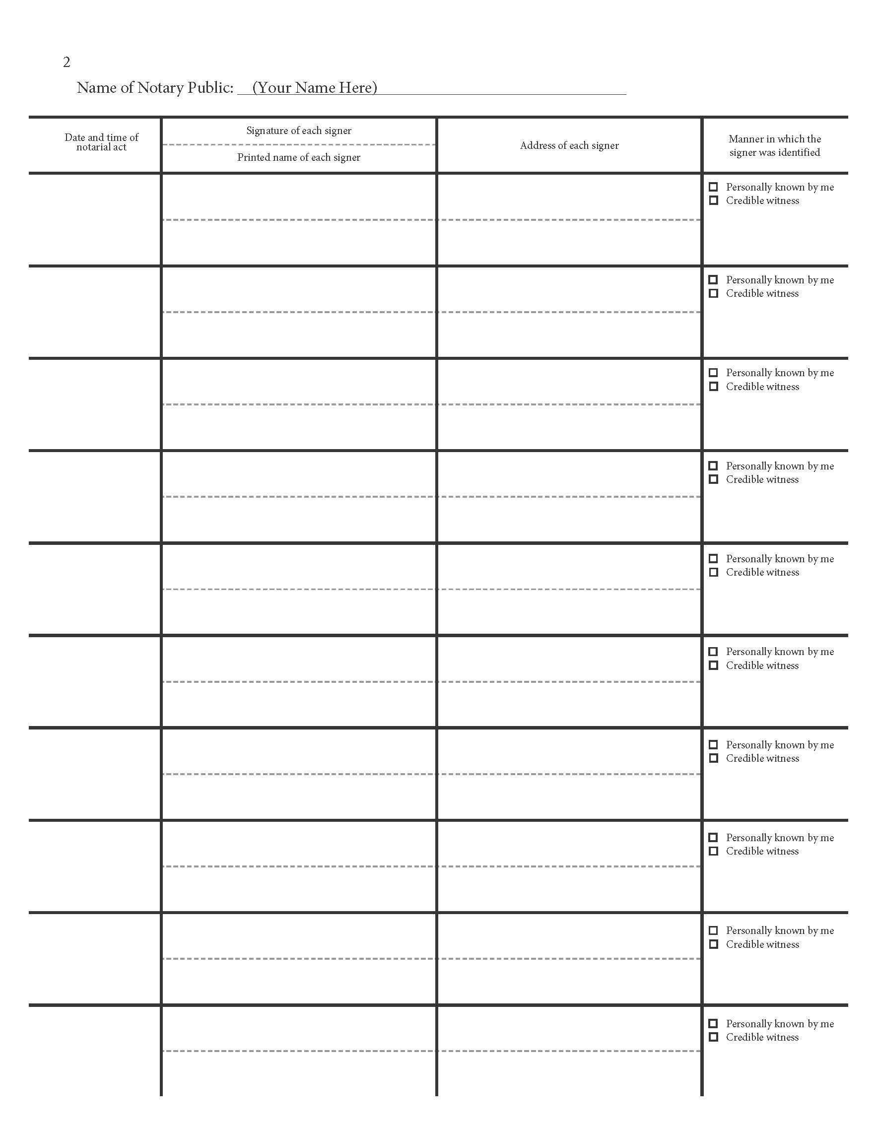 Notary Journal We Go Notary Notary Journal We Go Notary