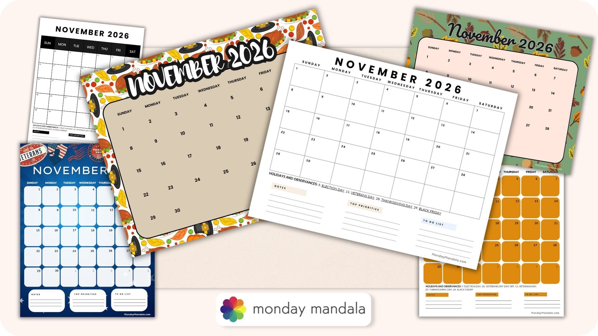 November 2026 Printable Calendar Printabulls