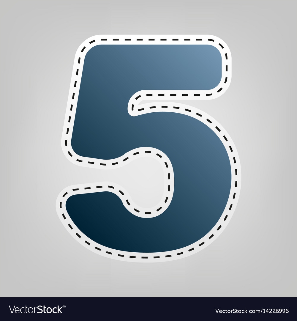 Free Printable Number 5 Template