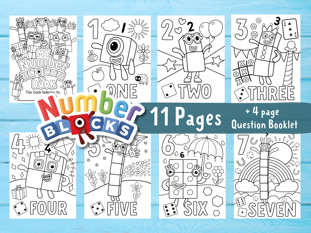 Numberblocks Activity Sheets Printable