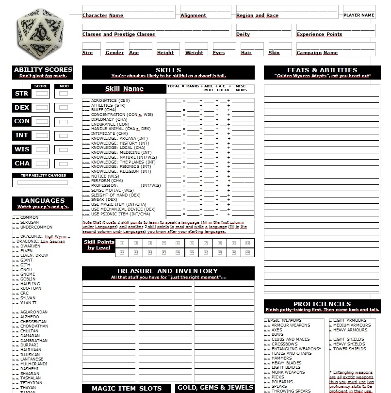 Nyaricus Deluxe Character Sheet V5 3 5e EN World D D Tabletop RPG News Reviews