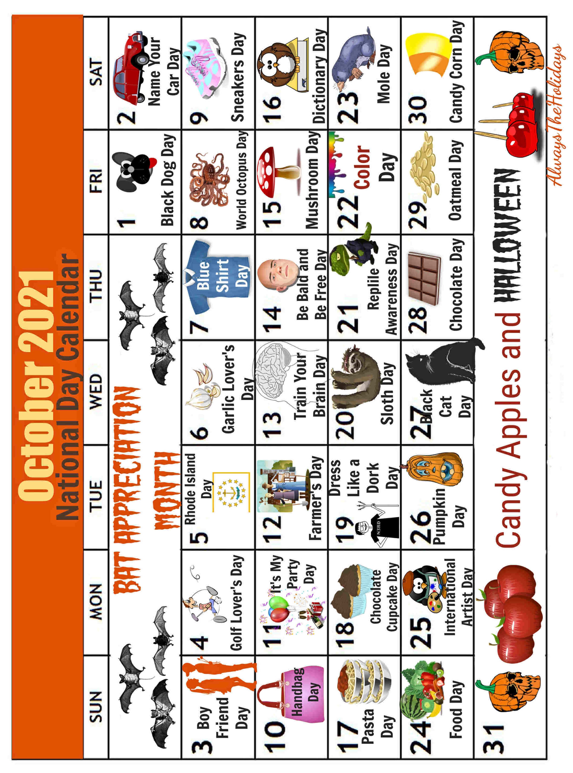National Day Calendar October 2025