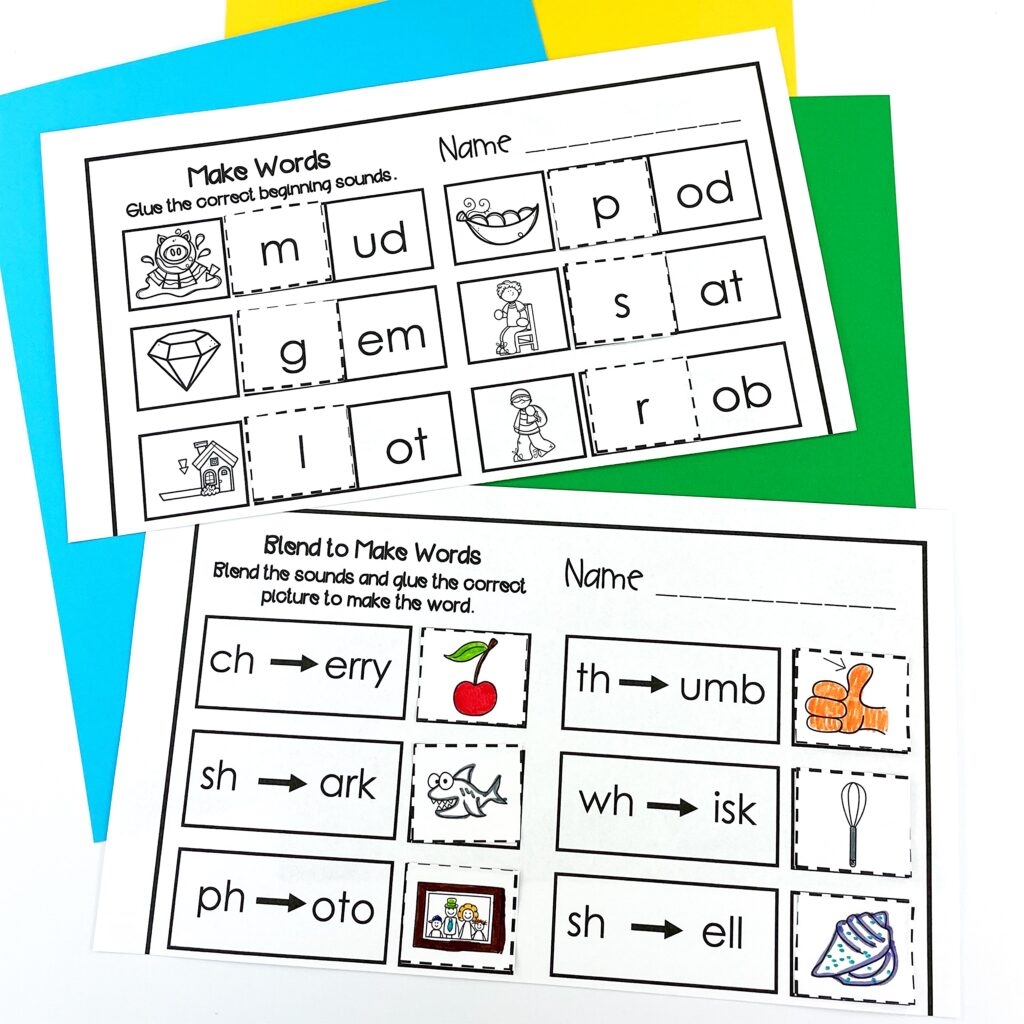 Printable Onset And Rime Worksheets Pdf