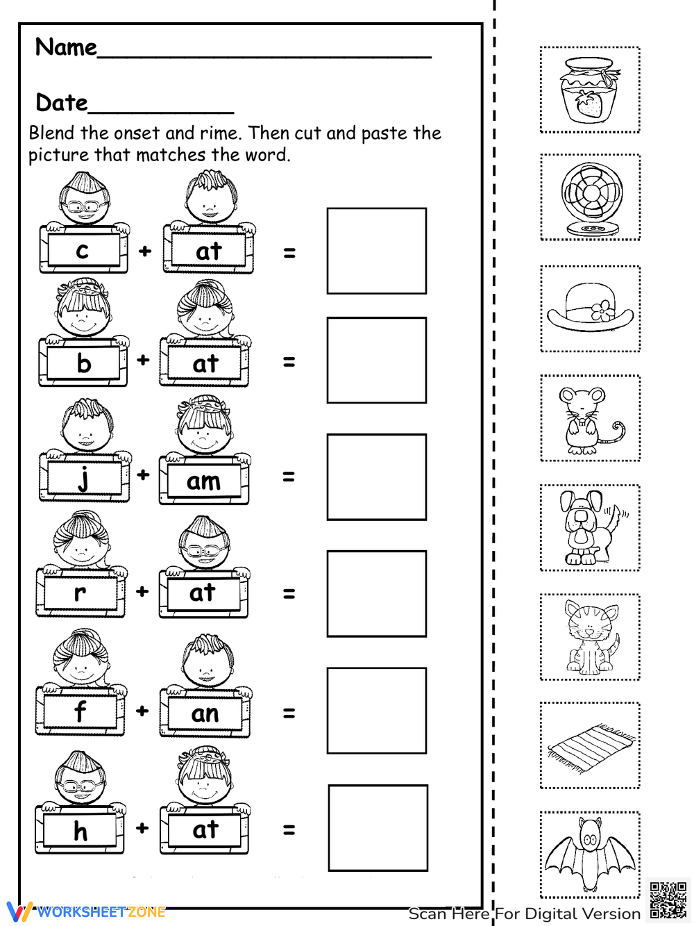 Onsets And Rimes Worksheets 2024 Worksheets Library