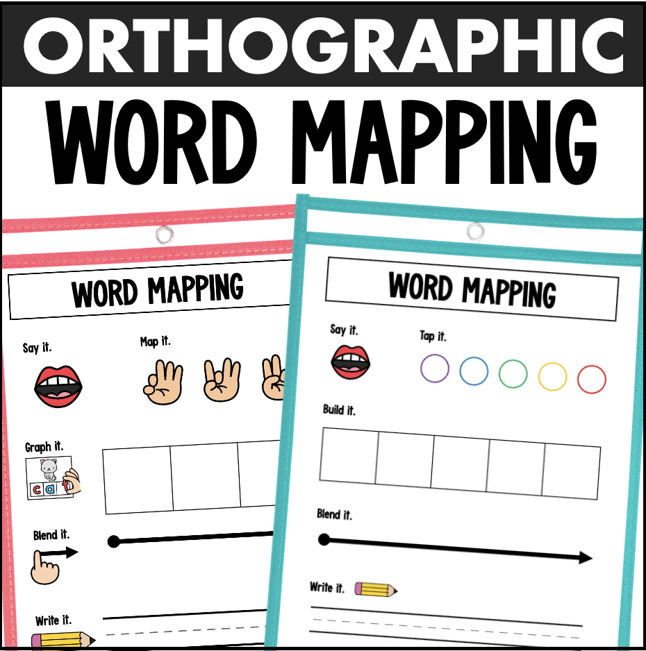 Orthographic Mapping Template SOR Phoneme Grapheme Mapping Activities Made By Teachers