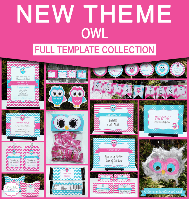 Free Printable Owl Invitations Templates