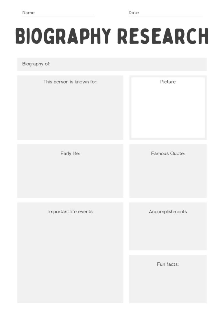 Page 2 Free And Customizable Research Templates