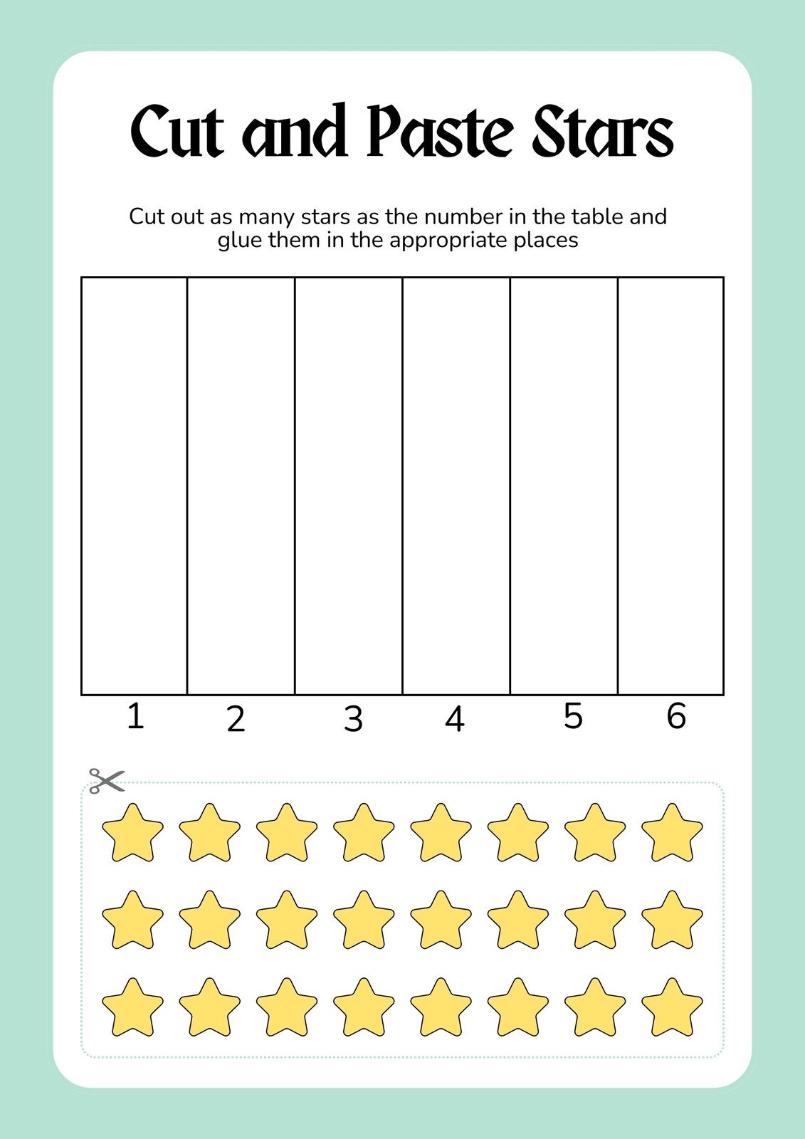 Number The Stars Free Printable Worksheets