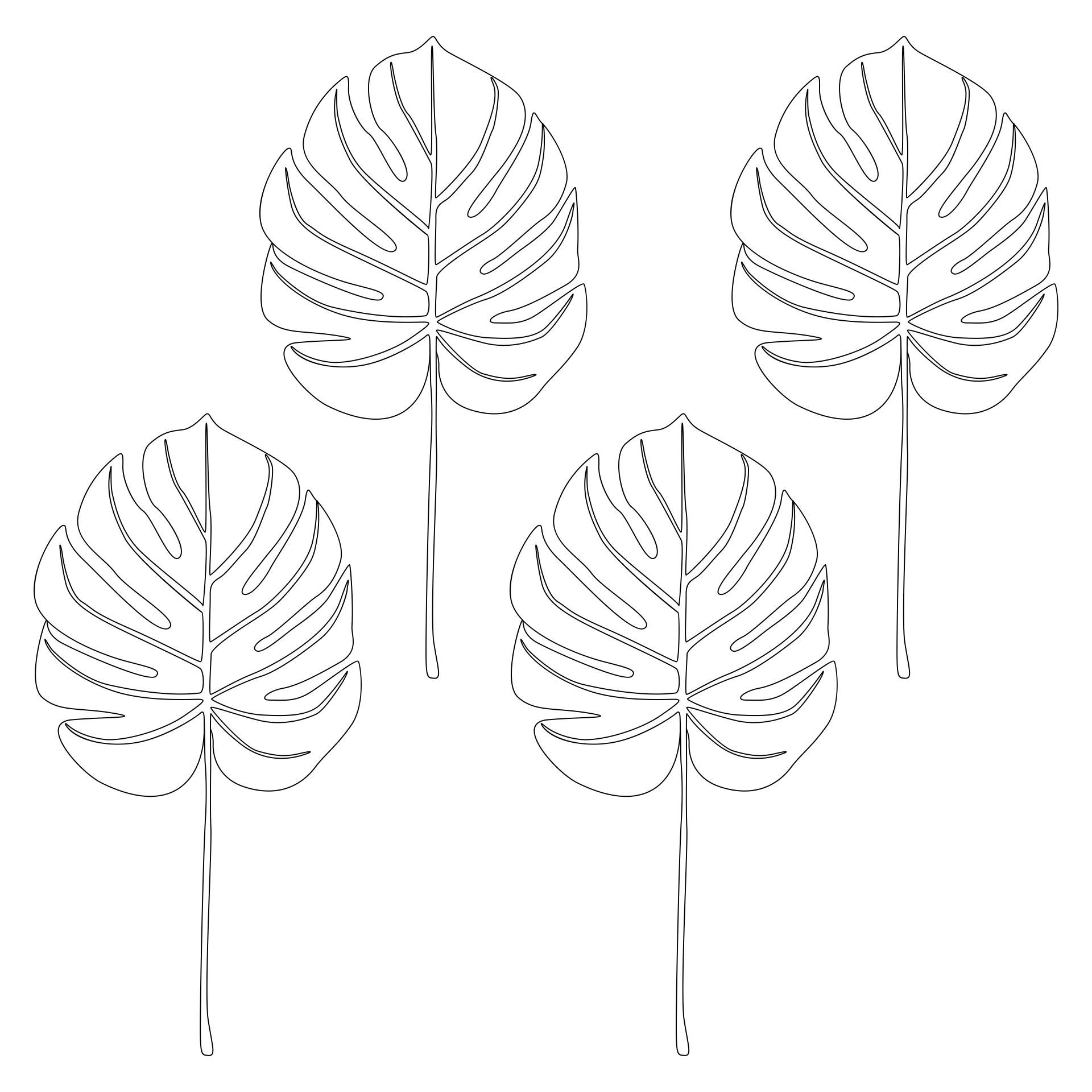 Free Printable Palm Leaf Templates