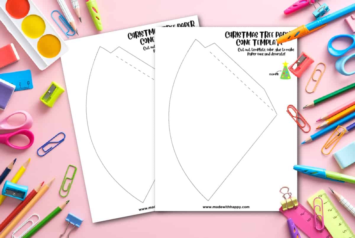 Free Printable Paper Cone Template