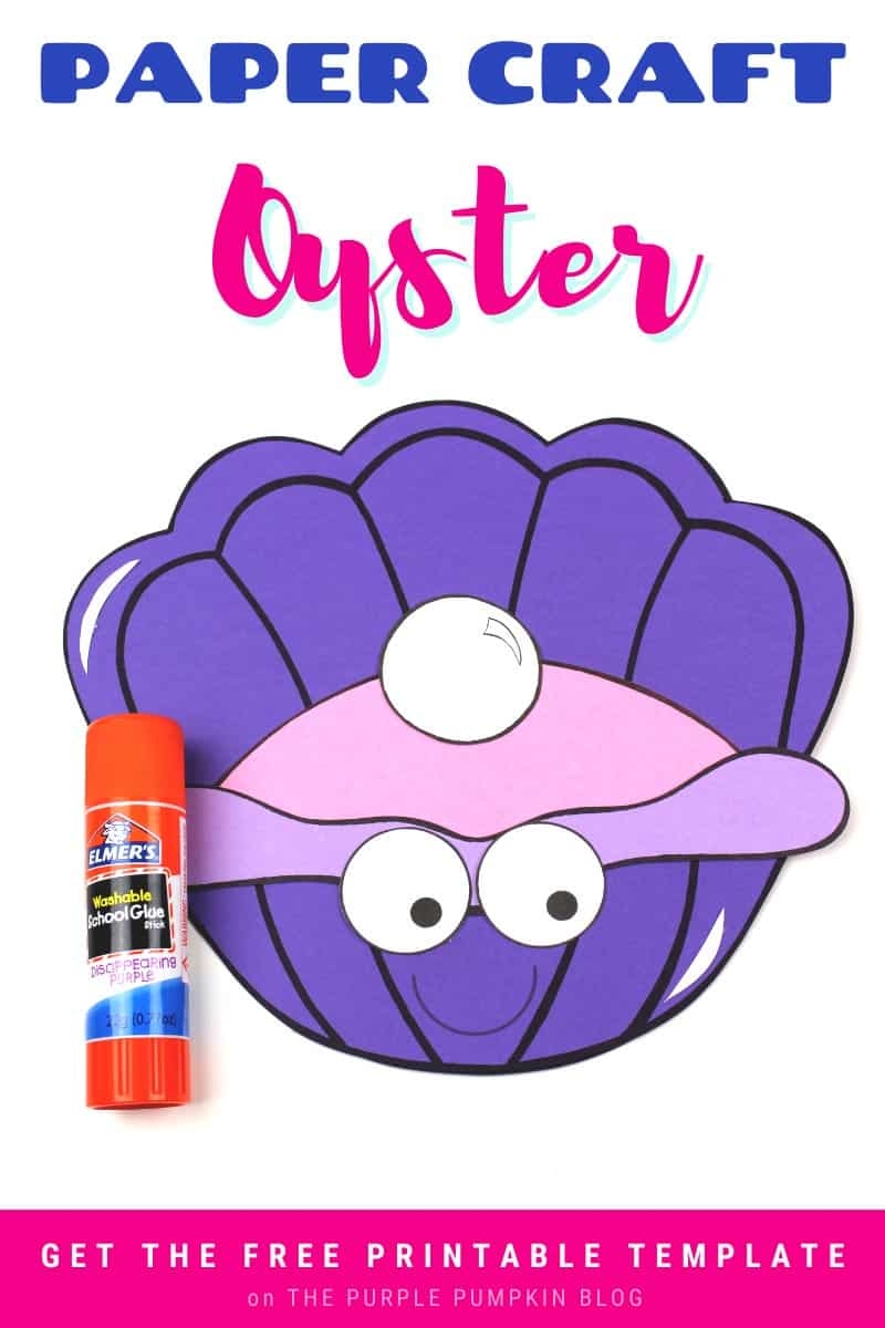 Paper Oyster Craft Bonus Starfish Sea Creature Craft