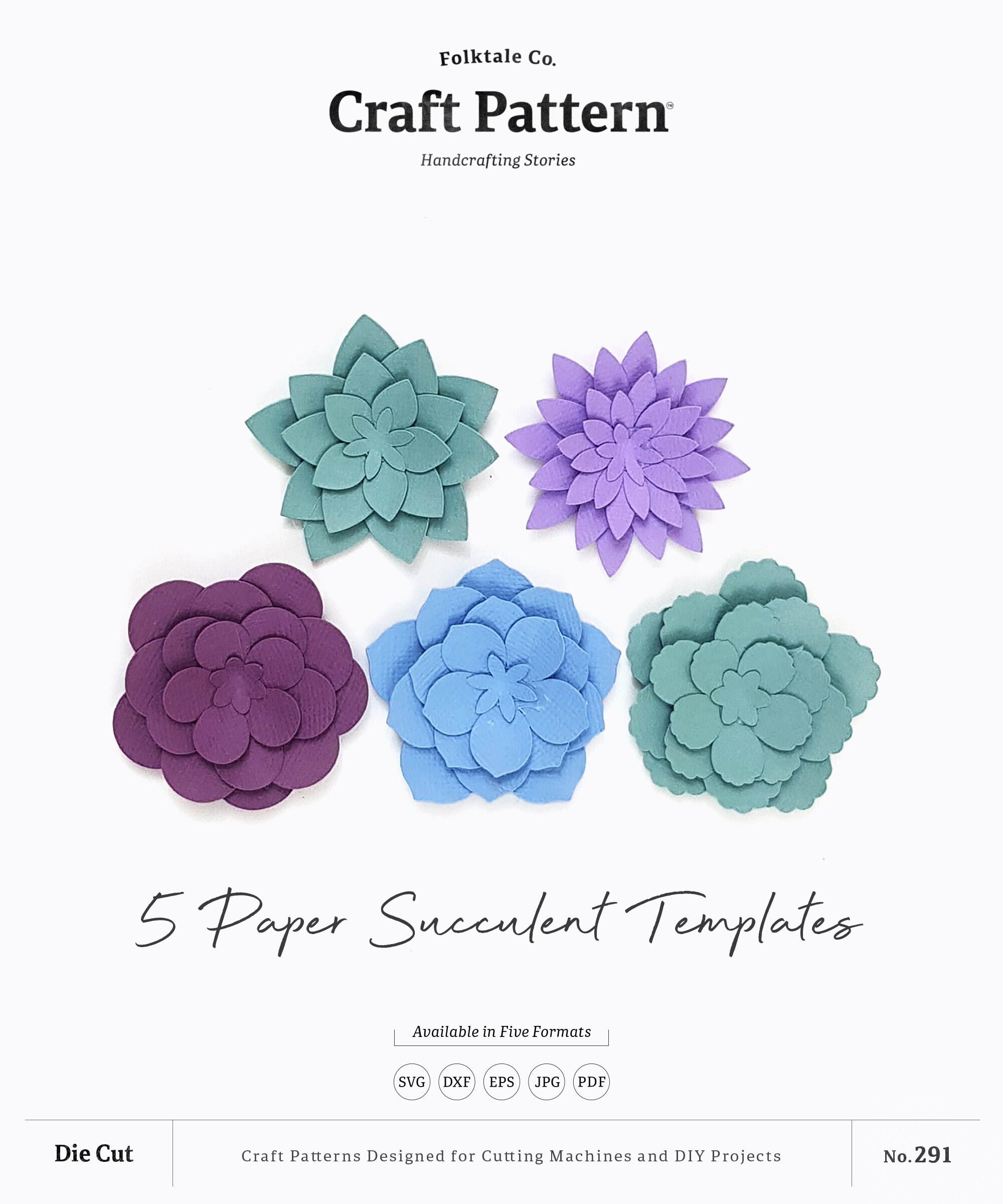 Free Printable Paper Succulent Template