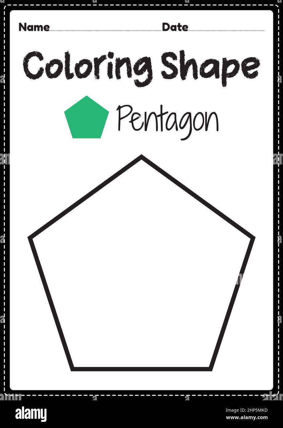 Pentagon Shape For Children Hi res Stock Photography And Images Alamy