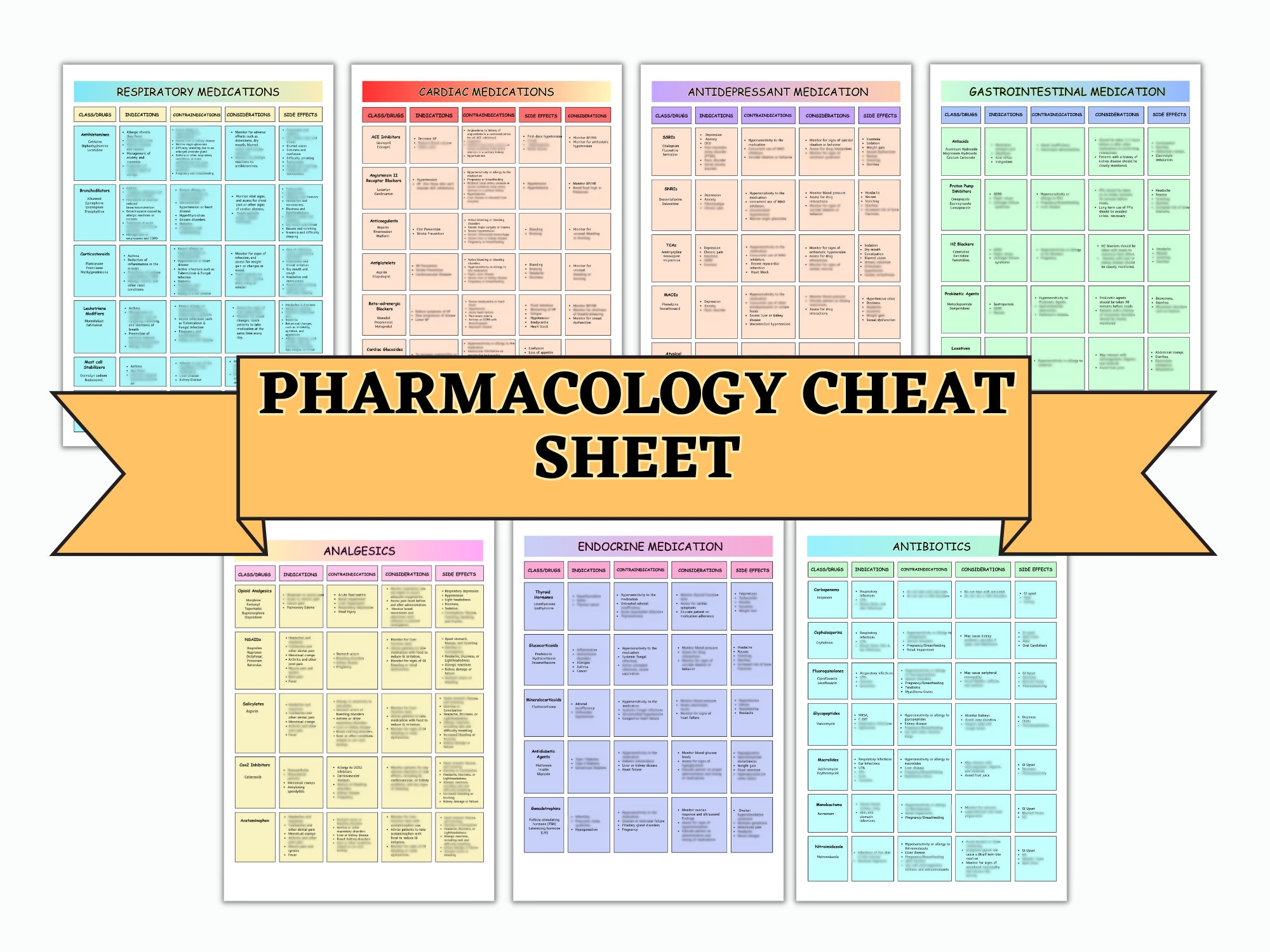 Pharmacology Nursing Study Guide Cheat Sheet Bundle digital Download Etsy Pharmacology Nursing Study Guide Cheat Sheet Bundle digital Download Etsy