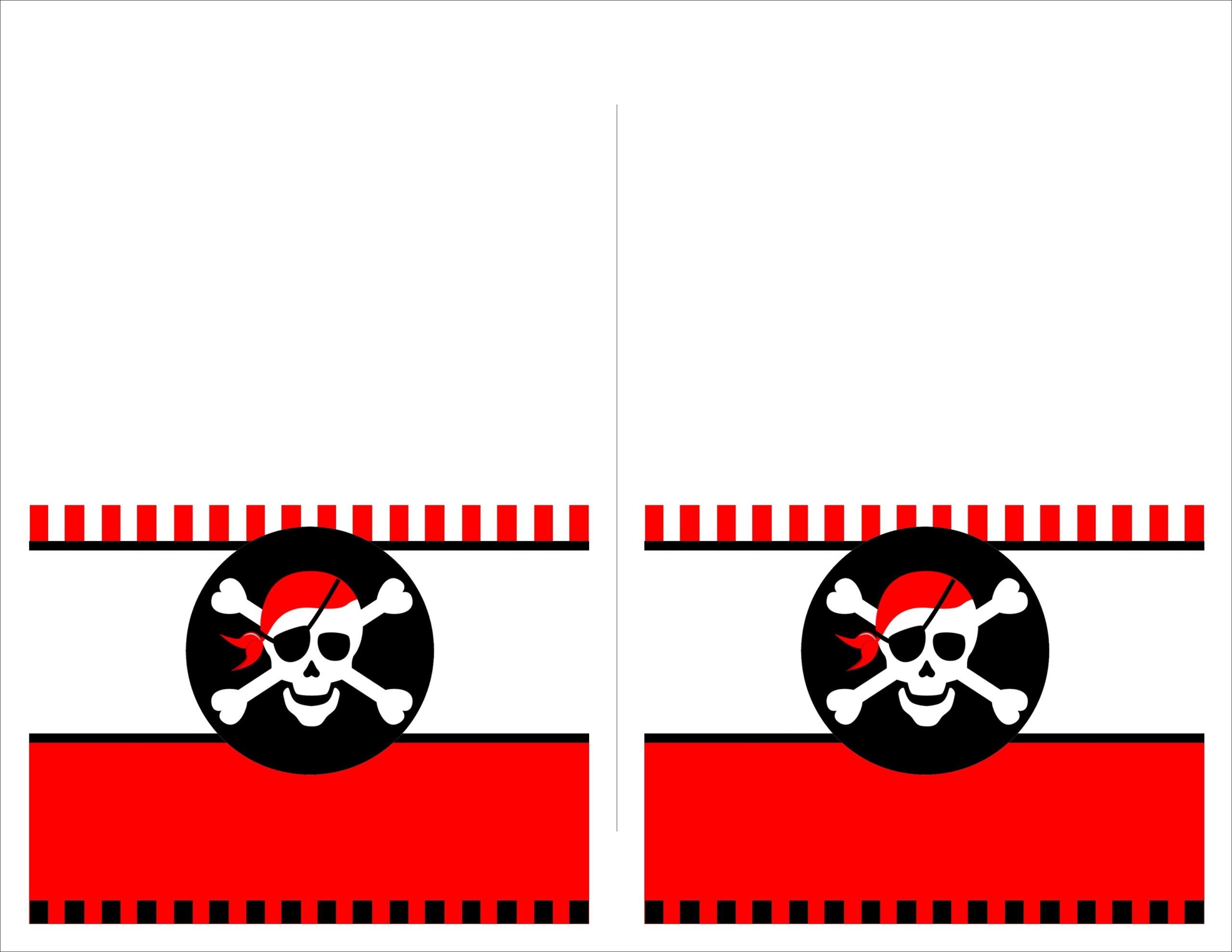 Free Printable Pirate Party Templates