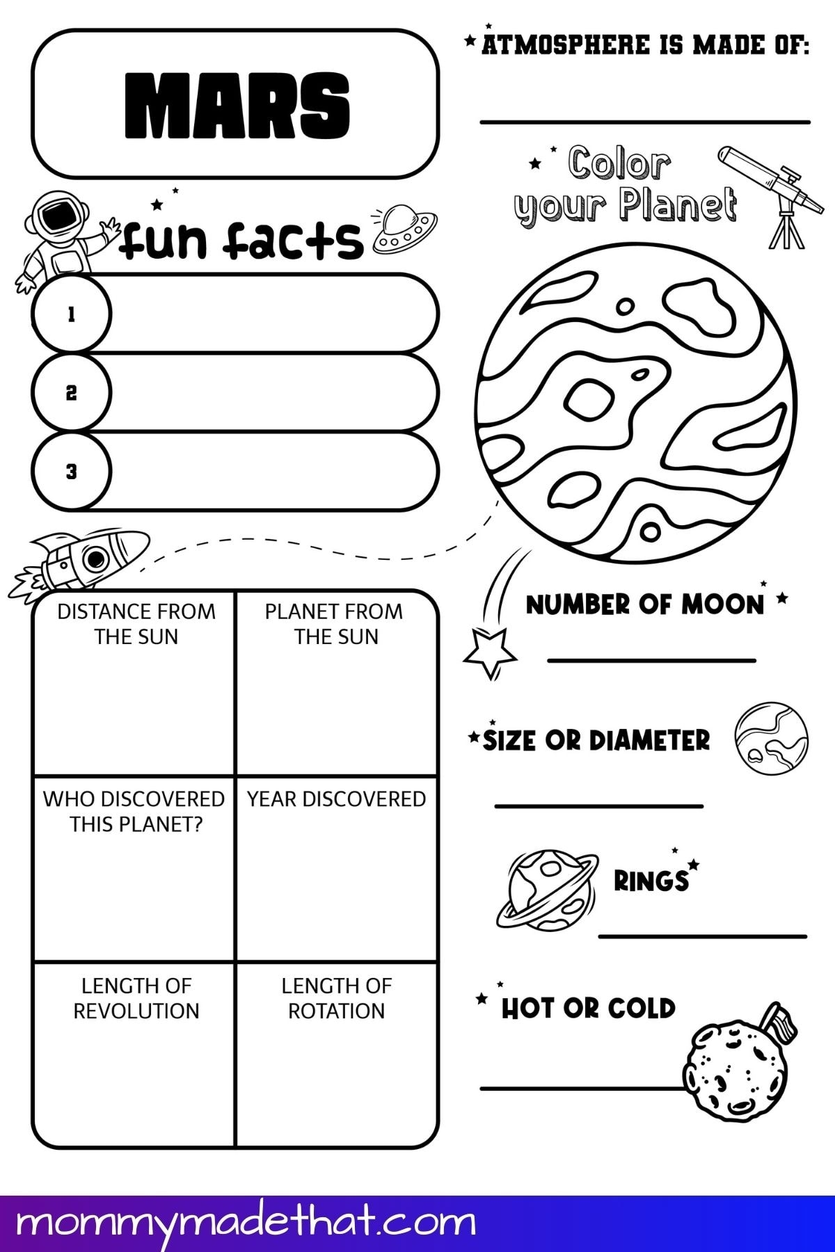 Planet Report Worksheets Free Printables Planet Report Worksheets Free Printables