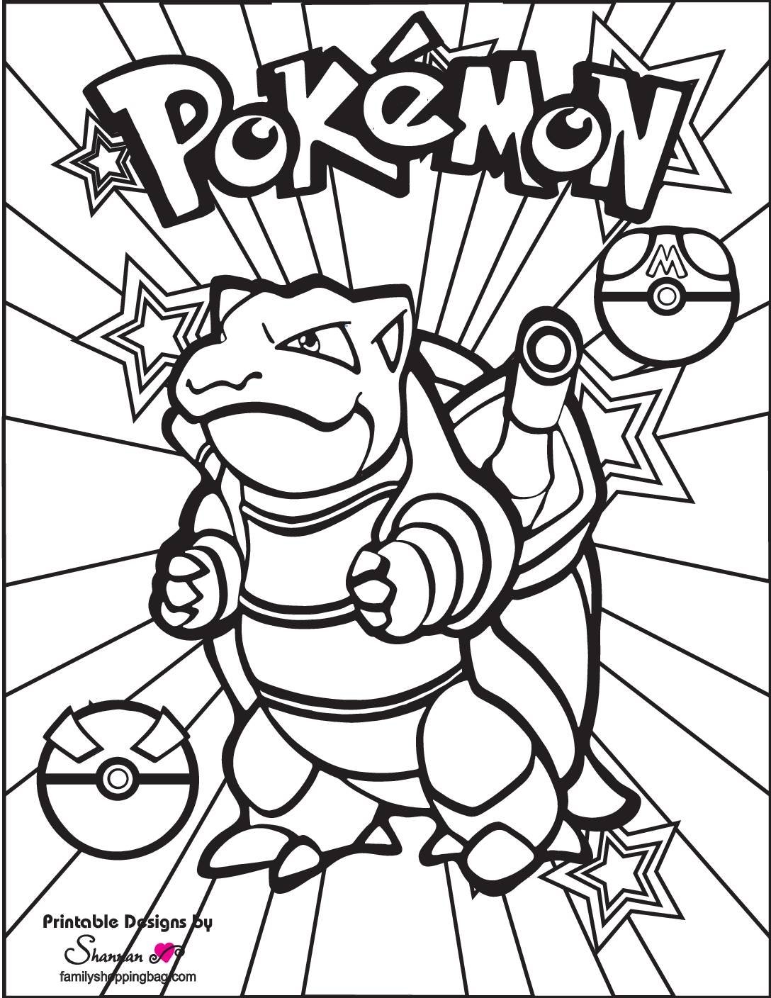 Pokemon Coloring Page 4 Pokemon Coloring Page 4