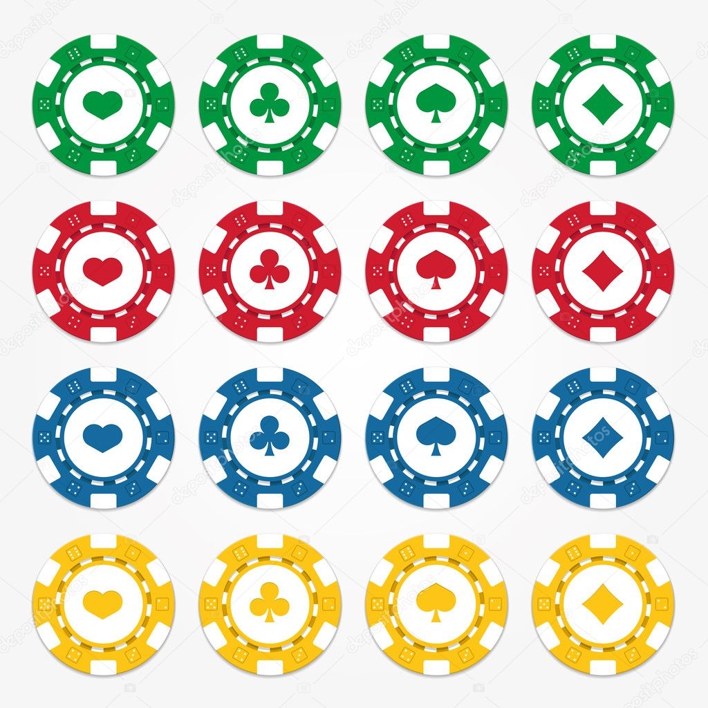 Poker Chips Stock Vector By newartgraphics 22328971