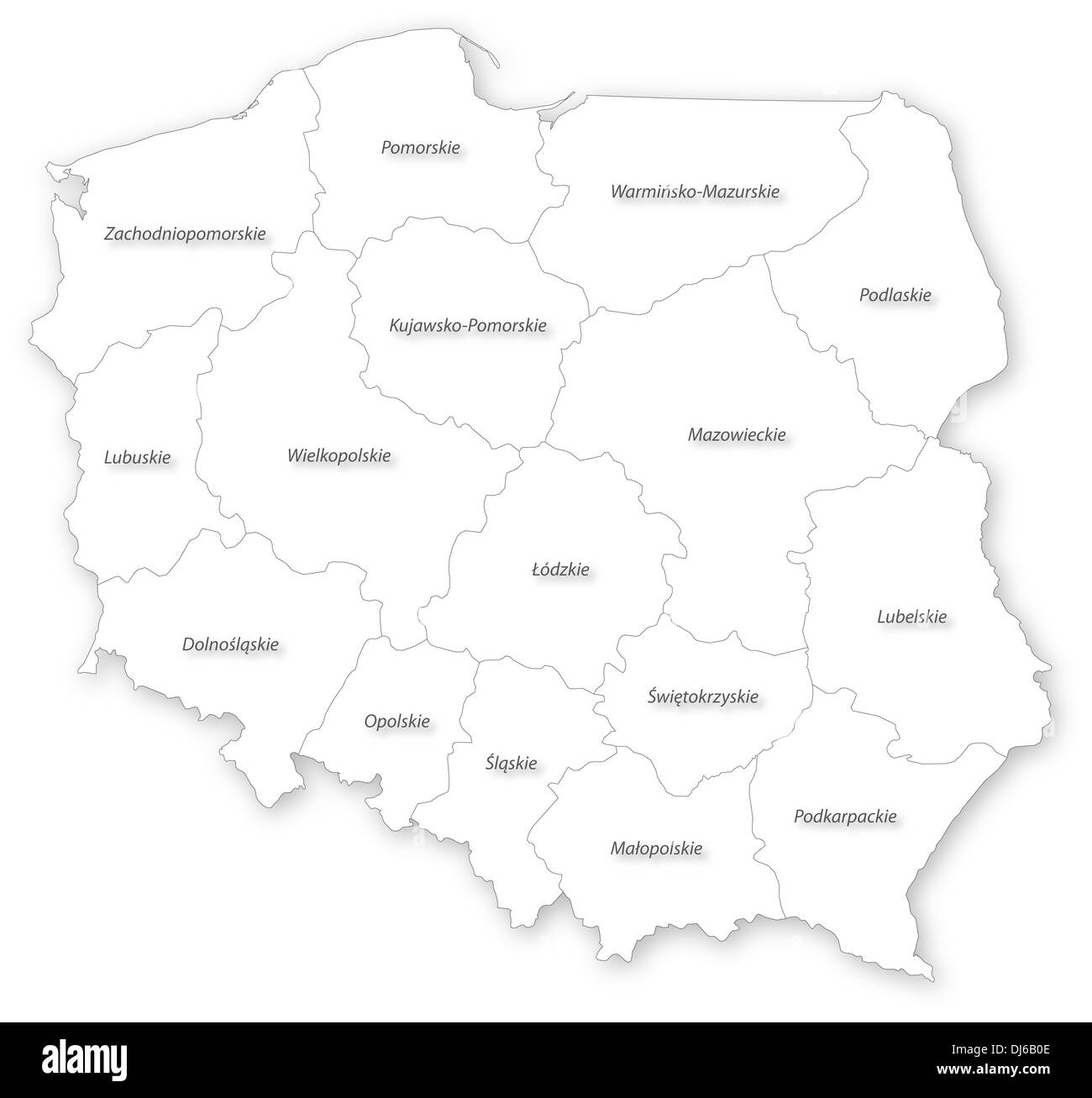 Poland Map Printable Poland Map Printable