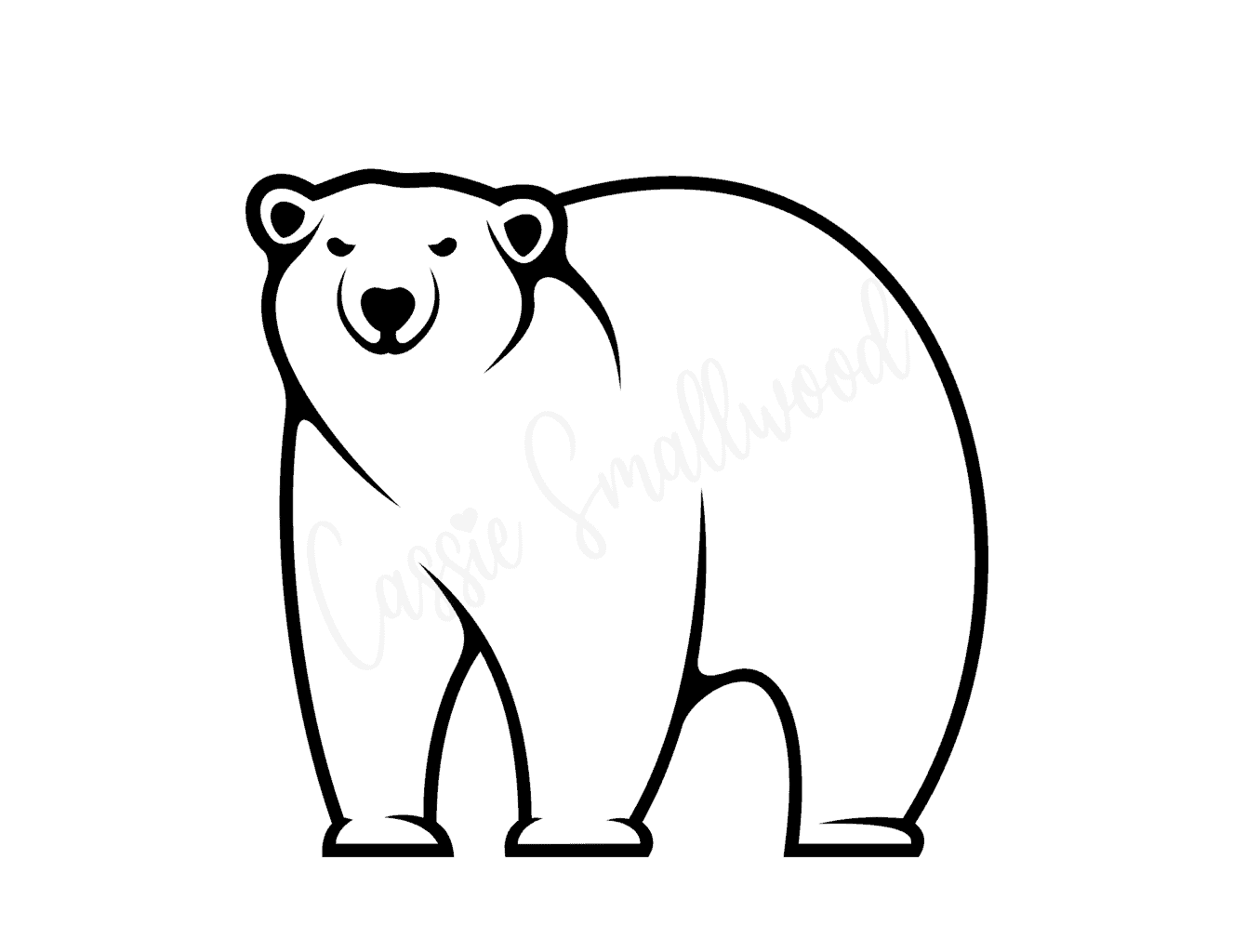 Polar Bear Printable Printable Party Favors